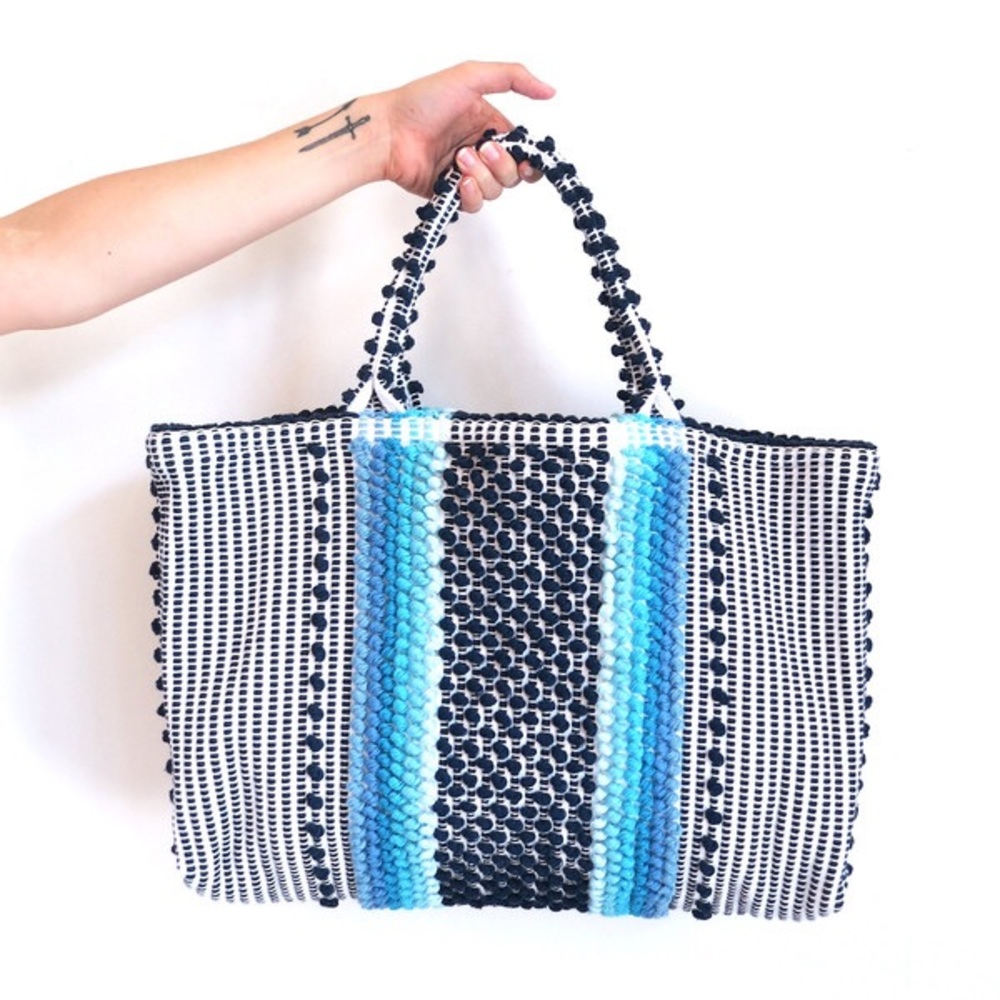 Antonello Tedde Telti Chelu Blue Tote